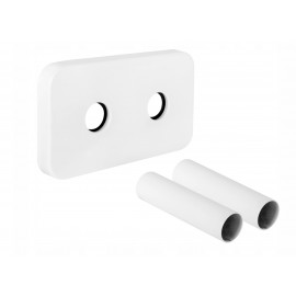 ZESTAW MASKUJĄCY ROZETA PODWÓJNA Z TULEJAMI PREMIUM