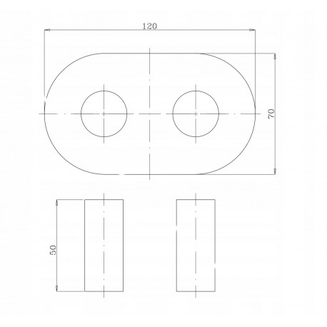 ZESTAW MASKUJĄCY CZARNY ROZETA PODWÓJNA Z TULEJAMI