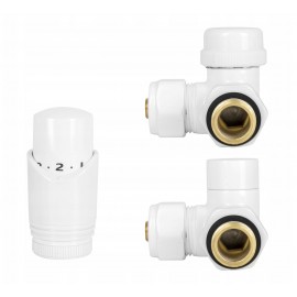 ZAWÓR OSIOWY TERMOSTATYCZNY BIAŁY LEWY