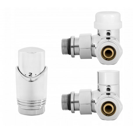 ZAWÓR OSIOWY TERMOSTATYCZNY CHROM PRAWY