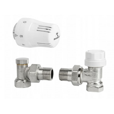 ZESTAW TERMOSTATYCZNY KĄTOWY 1/2"
