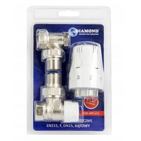 ZESTAW TERMOSTATYCZNY KĄTOWY 1/2"