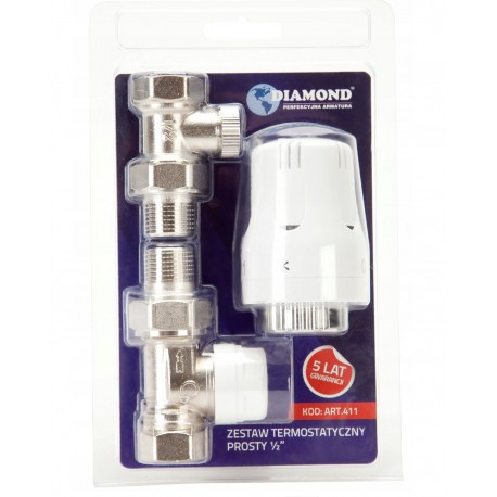 ZESTAW TERMOSTATYCZNY PROSTY 1/2"