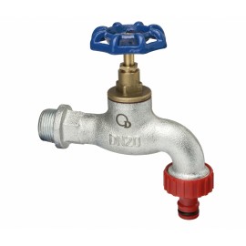 KRAN GRZYBKOWY ŻELIWNY ZE SZYBKOZŁĄCZEM 3/4 CALA