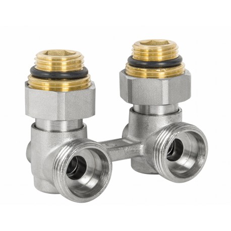 ZAWÓR GRZEJNIKOWY 3/4 KĄTOWY GRZEJNIK DOLNOZASILAN