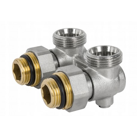 ZAWÓR GRZEJNIKOWY 3/4 KĄTOWY GRZEJNIK DOLNOZASILAN