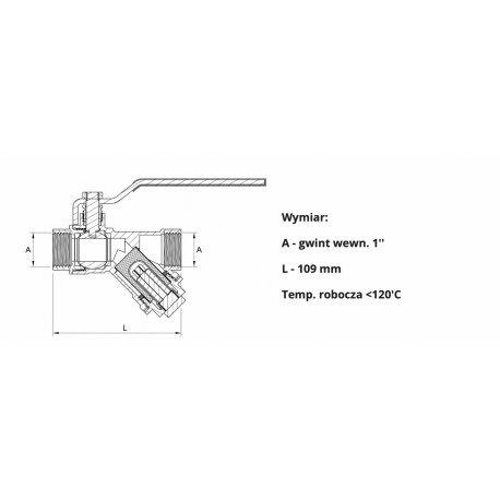ZAWÓR Z FILTREM I WKŁADEM MAGNETYCZNYM 1 HISZPAN 