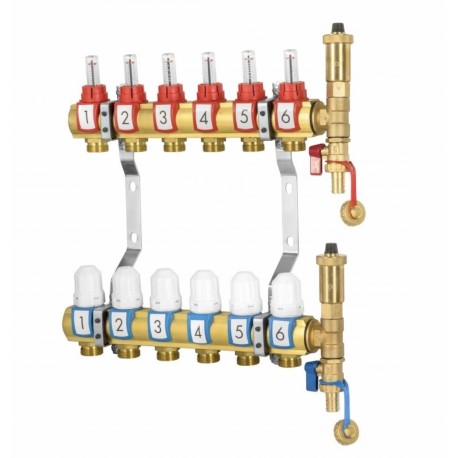 ROZDZIELACZ DO OGRZEWANIA PODŁOGOWEGO 6 OBWODÓW