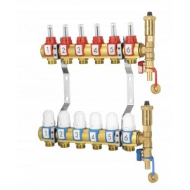 ROZDZIELACZ DO OGRZEWANIA PODŁOGOWEGO 8 OBWODÓW