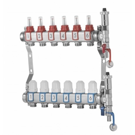 ROZDZIELACZ ZE STALI NIERDZEWNEJ 11 OBWODÓW