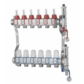 ROZDZIELACZ ZE STALI NIERDZEWNEJ 4 OBWODY