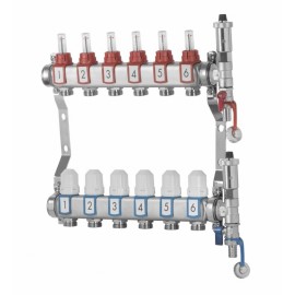 ROZDZIELACZ ZE STALI NIERDZEWNEJ 7 OBWODÓW