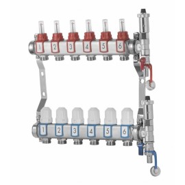 ROZDZIELACZ ZE STALI NIERDZEWNEJ 8 OBWODÓW