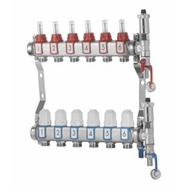 ROZDZIELACZ ZE STALI NIERDZEWNEJ 9 OBWODÓW