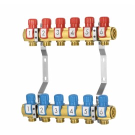 ROZDZIELACZ Z ZAWORAMI REGULUJĄCYMI 10 OBWODÓW