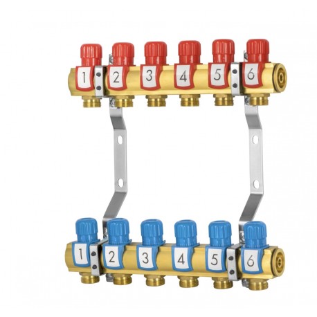 ROZDZIELACZ Z ZAWORAMI REGULUJĄCYMI 14 OBWODÓW