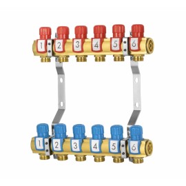 ROZDZIELACZ Z ZAWORAMI REGULUJĄCYMI 2 OBWODY