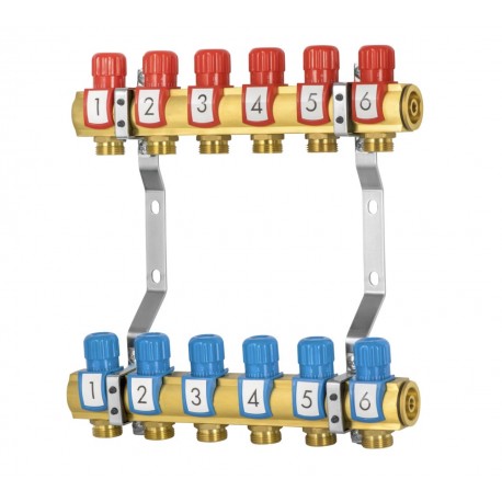 ROZDZIELACZ Z ZAWORAMI REGULUJĄCYMI 3 OBWODY