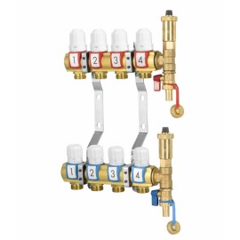 ROZDZIELACZ Z ZAWORAMI REGULUJĄCYMI 3 OBWODY